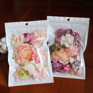 Mori Style Silk Flower Hair Accessories DIY Handmade Flower Material Package Hanfu Archaistic Headdress Bridal Artificial Wreath Accessories