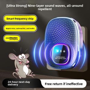 MONLEYTA | High-Power Ultrasonic Mouse Repeller Electronic Cat Mouse Trap Home Use Powerful New 2025 Model Mouse Control Tool
