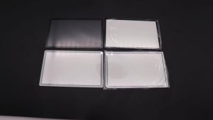 2PCS Plastic & Glass For New 3DS Lens Upper Upper Front Top Screen Frame Lens Cover LCD Screen Replacement