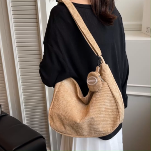 OPIOBAGS SLINGBAG /  TAS SELEMPANG BAHU WANITA / SELEMPANG CORDUROY / TAS TENTENG / TFW 200