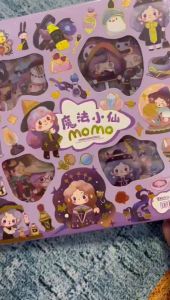 100 PCS Sheet JAPANESE Design MOMO 2024 PVC Waterproof Sticker Stationery Gift Set