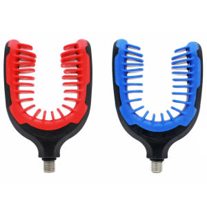 1PC Giá Đỡ Cần Câu Bọc Cao Su TPR Đầu Giá Đỡ Lớn Dành Cho Kho Hàng Dụng Cụ Câu Cá Bằng Silicon Phụ Kiện Câu Cá Màu Xanh Dương/đỏ