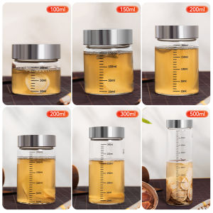 Food Grade Glass Heating Chinese Medicine Container Sealed Storage Bottle Portable Cup for Personal Care And Cleaning Tools