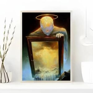 Bandai | DIY Oil Painting By Numbers Famous Surrealism Artworks By Zdzislaw Beksinski Home Decoration Wall Room Decor Best Gift Frameless