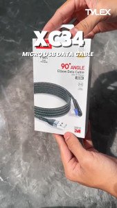 TYLEX XC34 Elbow Braided Data Cable Sync & Charge Fast Charging Charger Cable