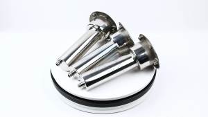 2 in 1 Boat Fishing Rod Tube Cup Holder Stainless Steel 15/30/90 degree Round Top Cup Holder for Yacht Ship Boat Accessories