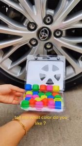 Tutup Baut Velg Mobil Cover Lugnut Variasi Ukuran 19 21mm Isi 20pcs Bahan Karet Tebal Presisi MS