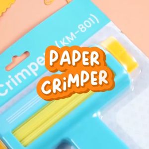 VSPH Texture Roller Paper Crimper Paper Quilling Tool Wave Shaper Making Tool for DIY Arts Crafts Scrapbooking