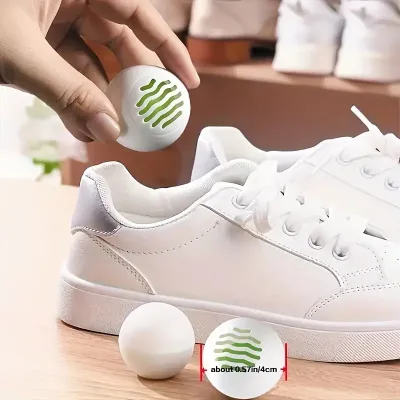 6pcs Deodorizer Freshener Balls For Shoes Tea Fragrance Essential Foot Care Everyday Footwear Scent Shoe Closet Fresh Ball