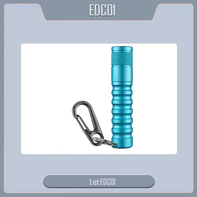 Lumintop Outdoor Camping Lantern EDC LED Torch Mini Flashlight 3 Modes Portable Waterproof IP68 AAA Battery Everyday Carry Keychain Flash Lighting Powerful 120 Lumen EDC01