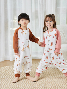 CUTE LIFE | All-Season Bamboo Cotton Split-Leg Baby Sleeping Bag