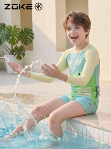 Zoke | Child Split-Sleeve Sun Protection Speed-Dry Brief Swimwear