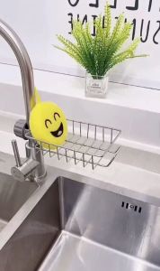 Giá Treo Vòi Đựng Đồ INOX - Kệ Inox Gắn Vòi Nước Đựng Để Đồ Rửa Chén Bát / Kệ Gắn Bồn Rửa Chén Tiện Lợi