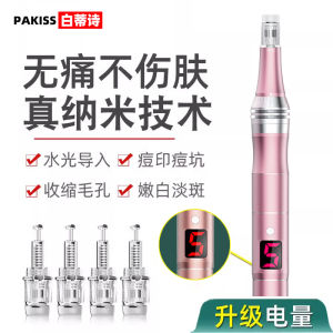 Electric Nano Microcrystal Microneedle Injector Instrument Home Beauty Salon Professional Use Needle-Free Water Light Needle