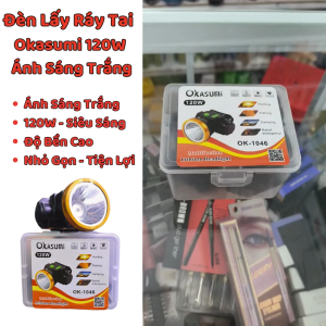 Đèn Đội Đầu Lấy Ráy Tai Cho Salon Barber Shop Ánh sáng trắng giúp lấy ráy tai chuyên nghiệp.