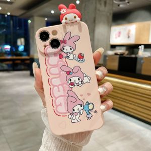 Full Cover Soft Silicone Phone Case for Honor 300 pro with Crossbody Strap Anti-Fall Protection Creative Cartoon Design Eco-Friendly