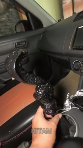 SHIFT KNOB MOTIF COBRA HITAM PUTIH / TONGKAT TUAS PERSNELING / SHIFT KNOB MOBIL DIESEL MOTIF