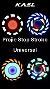 Lampu Projie Stop Strobo Universal Rem Motor Bulat-Rainbow-Sisik RGB Bebek-Matic-Sport Beat-FI-F1-Pop-eSP-Street/Vario 110-125-150 LED New/Mio-Sporty-M3-Z-S/Soul GT 115-New/X-Ride/Jupiter-MX-Z/Supra X 125-Fit New/Vega/Karisma/Revo Bohlam