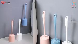 Oxihom Sikat WC Silikon Gantung Pembersih Toilet Brush