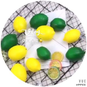 เหมือนจริงสีส้มพีชปลอมมะนาวแอปเปิ้ลปลอมผลไม้จําลอง ของขวัญ Party อุปกรณ์ตกแต่งเดสก์ท็อปเครื่องประดับการถ่ายภาพ Props