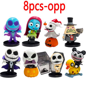 Bandai | Anime The Nightmare Before Christmas Jack Blind Box Figures Sally Cosbi Collectible Figurine Doll Child Halloween Birthday Gift
