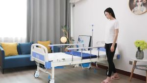 1pcs 5 inch Medical Bed Wheel Silent Nursing Gurney Wheel M16 Casters With Brakes For Hospital