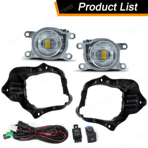 LED Fog Light Kit For Yaris Cross 2020 2021 2022 2023 2024 2025 Front Daytime Running Light Fog Driving Light with Wiring 12V