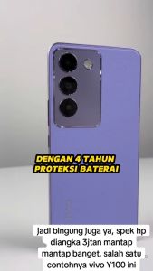 Vivo Y100 4G 8/256GB 8/128GB - Magical Color Changing 80W FlashCharge Garansi Resmi Vivo Indonesia