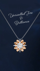 [Destinee & Anniversary] Hearts of Destinée Diamond Pendant in 18K Rose & White Gold