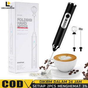 Hand Mixer mini Alat Kocok Telur Elektrik Pengaduk Kopi Elektrik Cappuccino Maker Mini Electric Pengocok Telur Pengaduk Telor / Milk Frother Mixer Kopi Dalgona Milkshake Pengocok Minuman Pengaduk Coffee Latte Kopi Susu Hot Chocolate