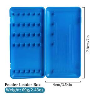 Carp Fishing Rig Feeder Storage Box PP Double Sided Fish Tackle Box 69g Fishing Accessories Tool  for Outdoor Fishing Tackle