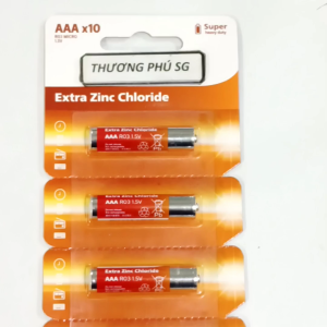 Pin AAA 1.5V (Pin 3A) R03 MICRO (R03L10S/97 ZinC chloride) / Vĩ 2 Viên
