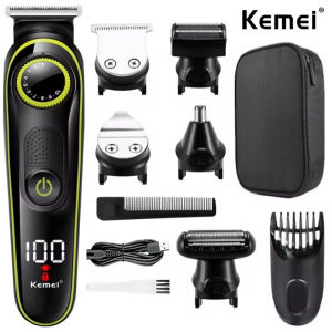 Kemei | Kemei 696 Electric Hair Clipper Multifunctional Trimmer For Men Electric Shaver For Mens Razor Nose 5 In 1 Professional Trimmer