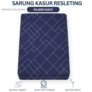 Sarung kasur busa resleting 90x200x10 - Sprei Resleting 90x200x10