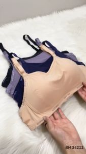 Sorex T-shirt Bra Busa Sedang Tanpa Kawat Kait 3 Setara Cup A-B Full Cup BH Harian BH 34211