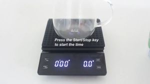 Digital Kitchen Scale for Coffee and Baking High Precision Liquid Crystal Portable Inox 304 for Kitchen