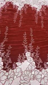 Luxury 2026 Newest High Quality African Velvet Lace Fabric Embroidery French For Party Wedding Dress Sewing Cloth Dresses M728-1