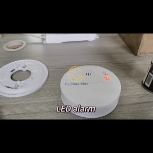 AC220V DC9V Smoke Alarm Detector Smoke Alarm Fire Alarm High Sensitive Home Security Pengesan Asap Rumah Sekolah Pejabat