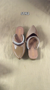 STOMPION French Sandals For Women Pointed Toe Half Slippers for Women Elegant Sandals Casual