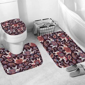 Bohemian Digital Printed Waterproof Bath Curtain