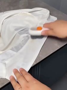 Sikat Pembersih Multifungsi: Sikat Pembersih Sepatu/Baju & Cleaning Brush dengan Dispenser Cairan