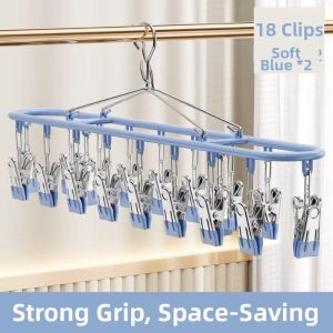 Dorm Use Student Multi-Clip Drying Rack for Socks Underwear Pants
