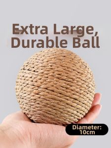 7o | Interactive Durable Scratching Sound Ball Cat Toy Super Large