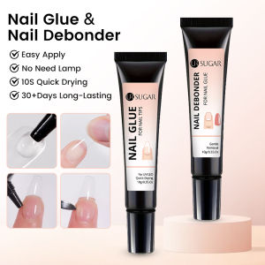 UR SUGAR 10g Nail Tips Glue Gel For False Nail No Need Lamp Cured Long Lasting Adhesion DIY Nail Glue Remover Dissolve Nail Tool
