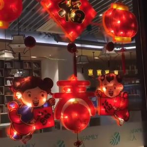 Đèn LED Lồng Đèn Trang Trí DECOR quà tặng Tết HT08