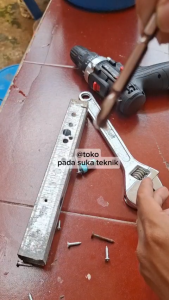 Mata Obeng Angin Ring Sekrup Magnet (+) (-) Bor Srewdriver