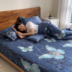 In Stock Butterfly Fitted Sheet Set 3PCS – Soft Cooling Breathable | Free Shipping Fast Delivery Add-on Deal #BudolFinds