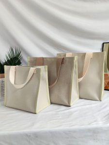 Large Capacity Canvas Tote Bag: A Stylish & Functional Women's Commuter Handbag