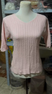 Big Size Fur Twist Knitted Blouse Tops For Women Mid-Sleeves Furry Super Soft Casual Sweaters Tops High Quality