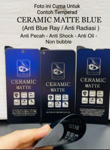 TG Tempered Glass Ceramic Samsung A03 J4 Plus Anti Gores Matte Blue Light Tempered Glass All tepy